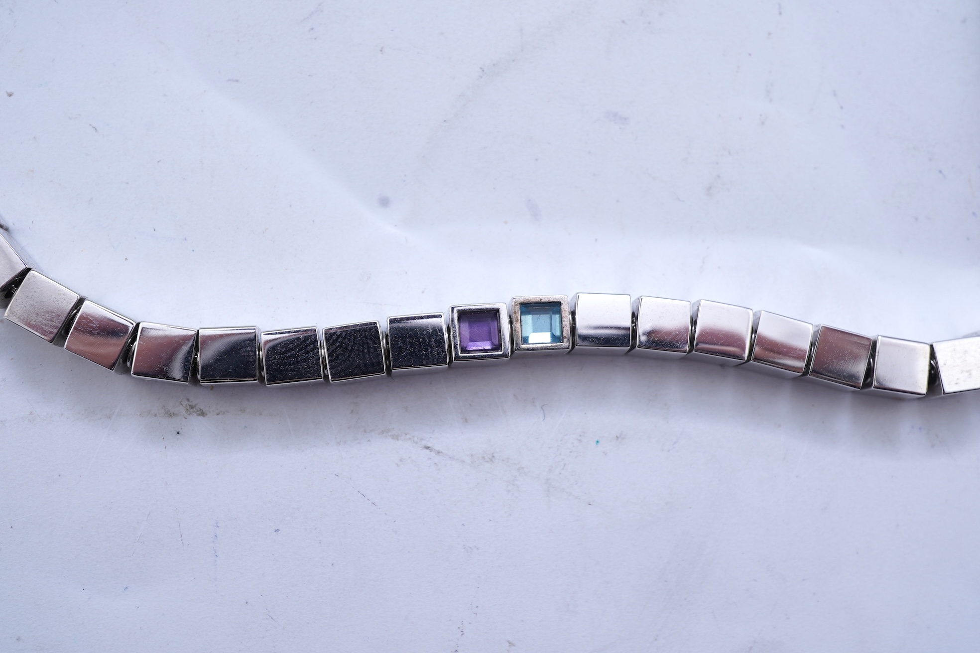 Montblanc, a silver necklace